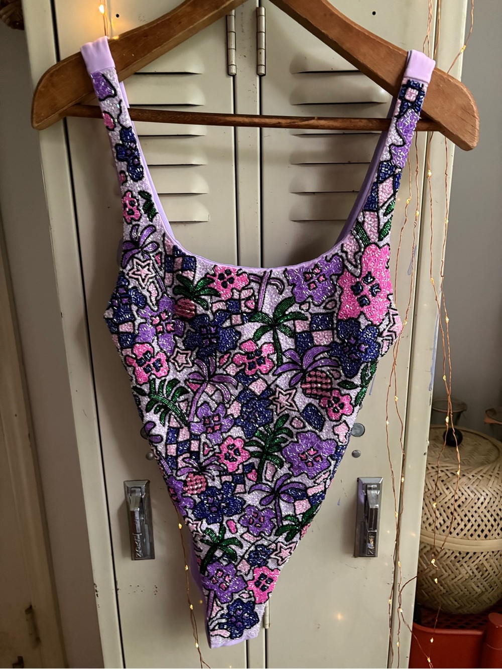 Oceanus Fia Hand-Beaded One Piece Swimsuit NWOT - Picture 9 of 16